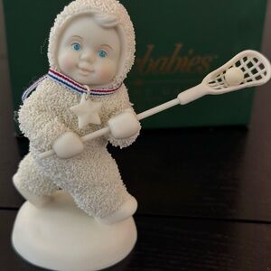White Lacrosse Sculpture